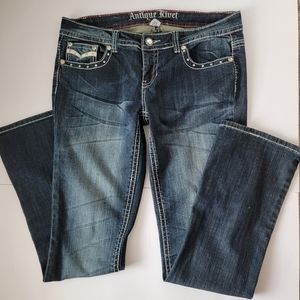 Antique Rivet sz32 dark wash jeans